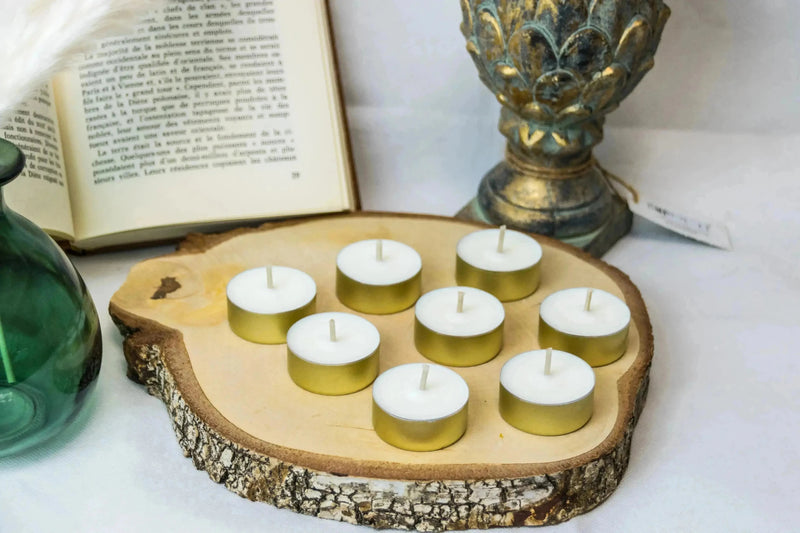 Bougie chauffe-plat parfumée Boisée cire végétale artisanale - L'Atelier Ginko