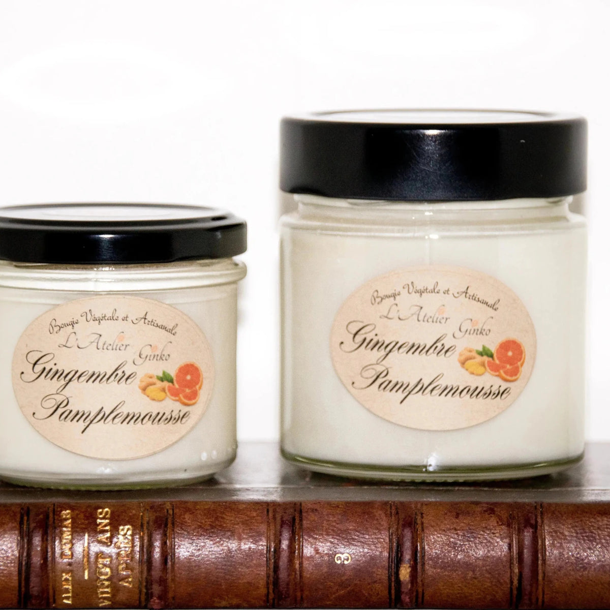 Bougie parfumée Gingembre pamplemousse - L'Atelier Ginko - Boutique en Ligne