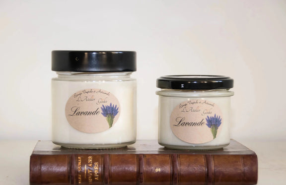 Bougie parfumée Lavande cire de soja artisanale - L'Atelier Ginko