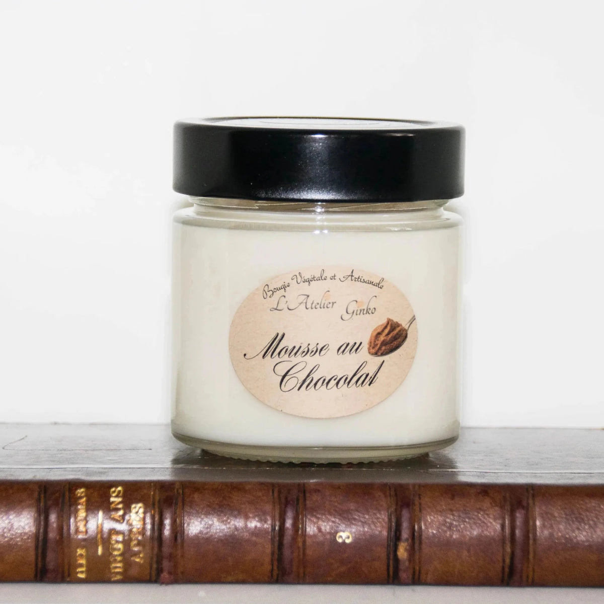 Bougie parfumée Mousse au chocolat cire de soja artisanale - L'Atelier Ginko