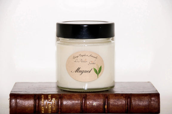 Bougie parfumée Muguet cire de soja artisanale - L'Atelier Ginko