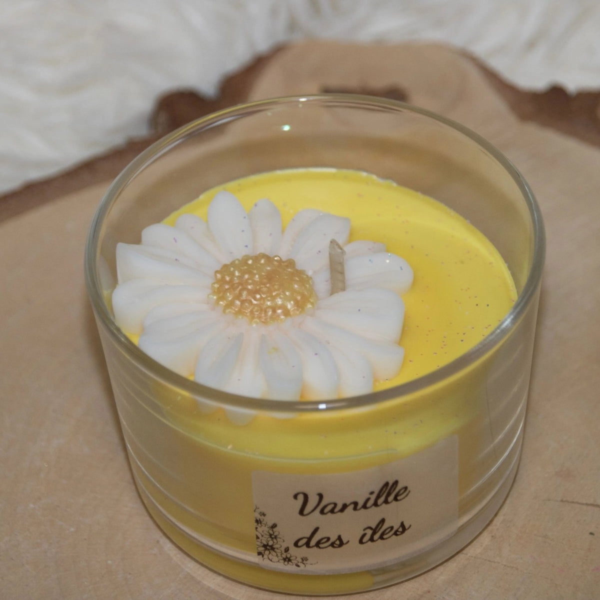 Bougie Vanille des Îles parfumée en cire végétale – L'Atelier Ginko