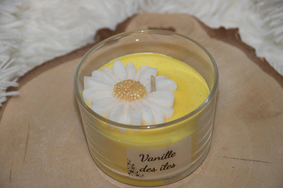 Bougie Vanille des Îles parfumée en cire végétale – L'Atelier Ginko