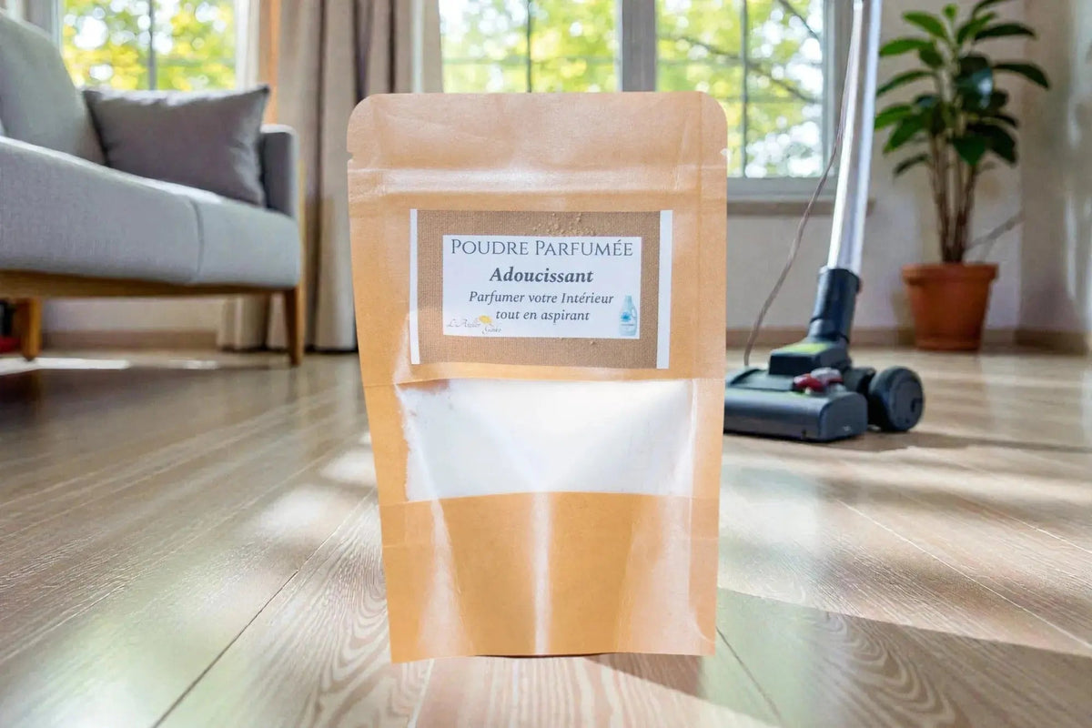 Poudre d'Aspirateur Adoucissant - L'Atelier Ginko - Boutique en Ligne