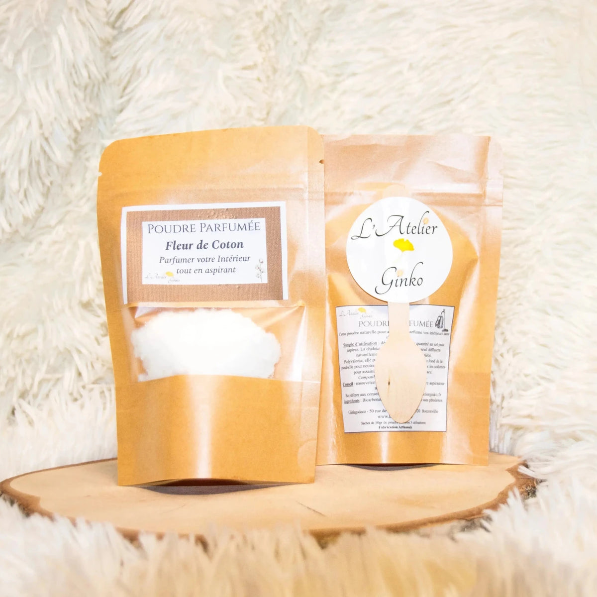 Poudre d'Aspirateur Fleur de coton - L'Atelier Ginko - Boutique en Ligne
