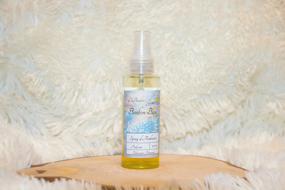 Spray d'Ambiance Bonbon Bleu - L'Atelier Ginko - Boutique en Ligne