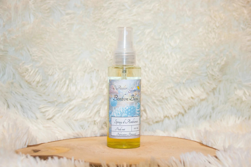 Spray d'Ambiance Bonbon Bleu - L'Atelier Ginko - Boutique en Ligne