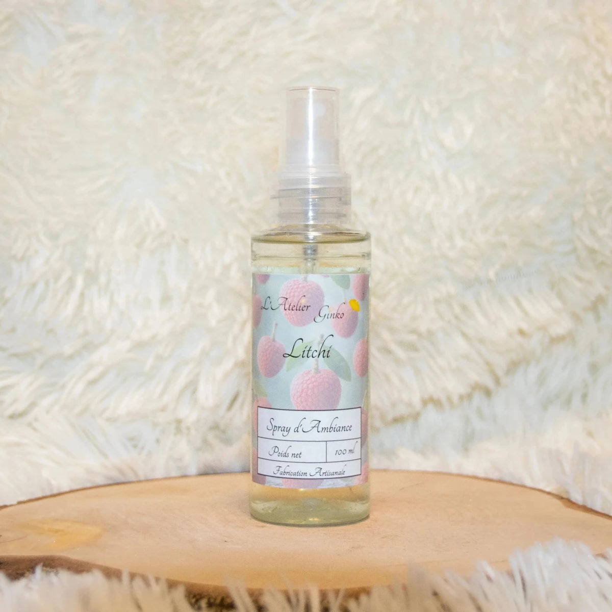 Spray d'Ambiance Litchi - L'Atelier Ginko - Boutique en Ligne