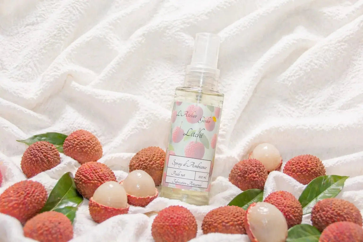 Spray d'Ambiance Litchi - L'Atelier Ginko - Boutique en Ligne