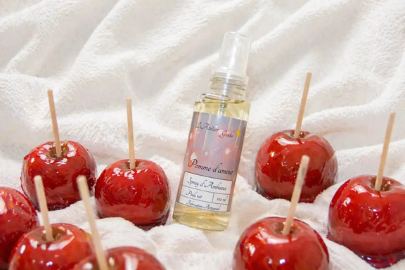 Spray d'Ambiance Pomme d'amour - L'Atelier Ginko - Boutique en Ligne
